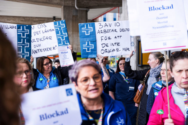 Swedish nurses and midwives threaten to walk out in full-blown strike