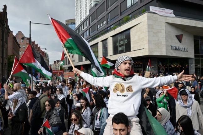 IN PICS: Thousands protest in Malmö against Israel's participation in Eurovision
