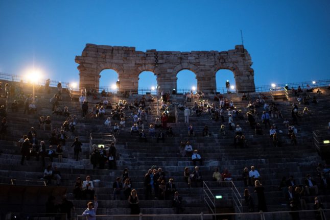 Italian opera celebrated in Verona's 'magical' Arena