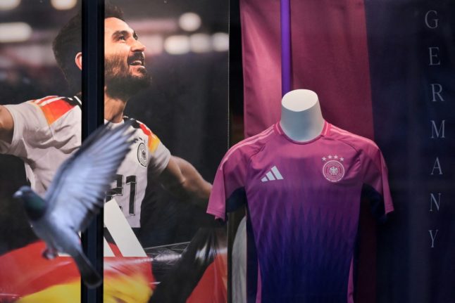 Adidas scores marketing success with pink German team shirt