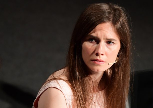 ‘I hope to clear my name’: Amanda Knox back in Italy for slander retrial