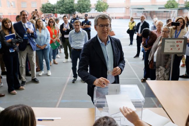 Spain right wins EU vote ahead of PM's Socialists
