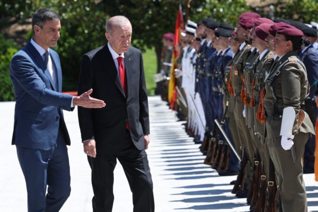 Turkey's Erdogan thanks Spain for Gaza stance