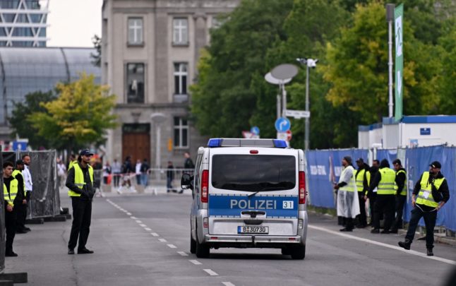 Man threatens police with axe ahead of Hamburg Euros match