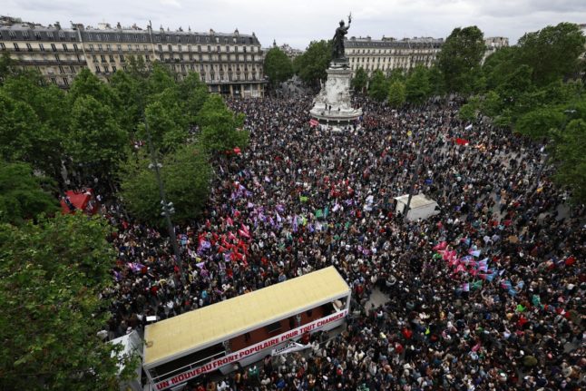 Quarter million protest in France against far right