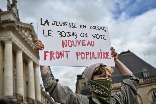 IN PICTURES: Hundreds of thousands protest against far right in France
