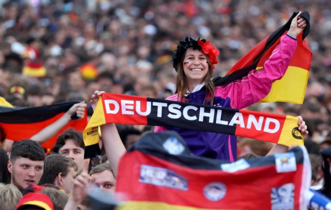 Where are the fan zones for Euro 2024 in Germany?