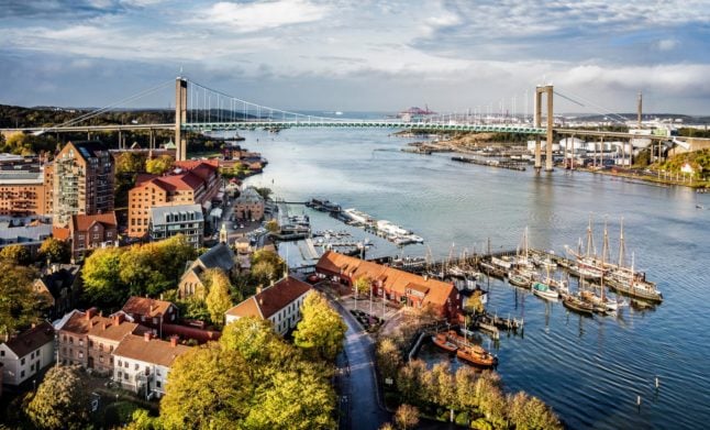 Which Swedish cities are most popular among young professionals?