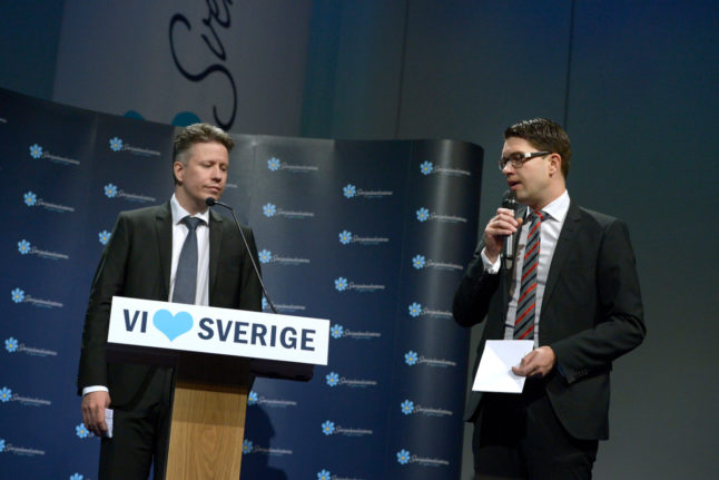 Sweden Democrat MP caught on tape belting out racist chants at EU election vigil