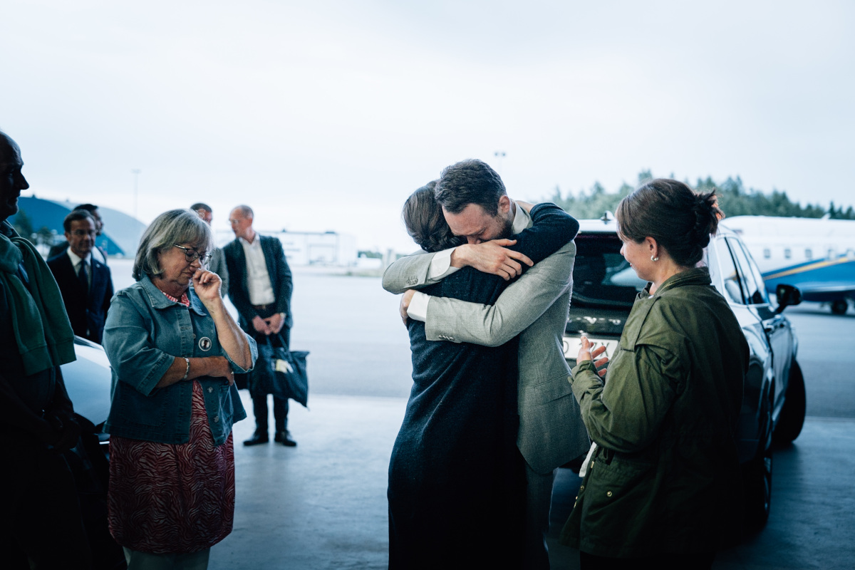 Swedish EU diplomat freed from Iran says he's 'in seventh heaven'