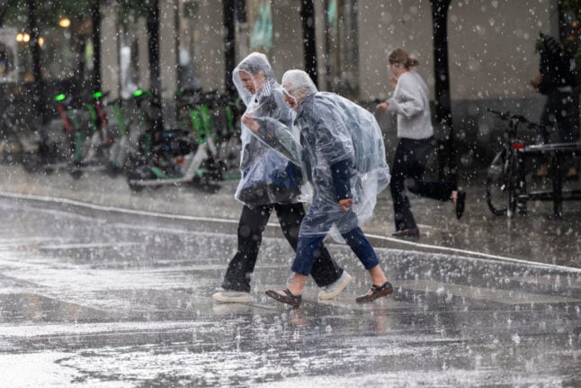 Weather warning as torrential rain set to batter south-eastern Sweden
