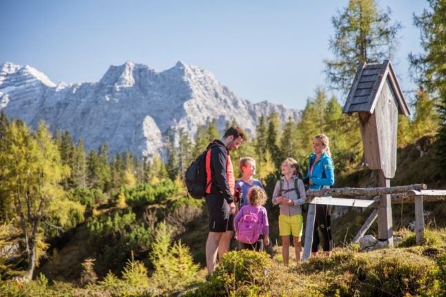 hike in the Alps