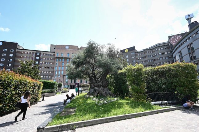 The San Raffaele hospital in Milan.