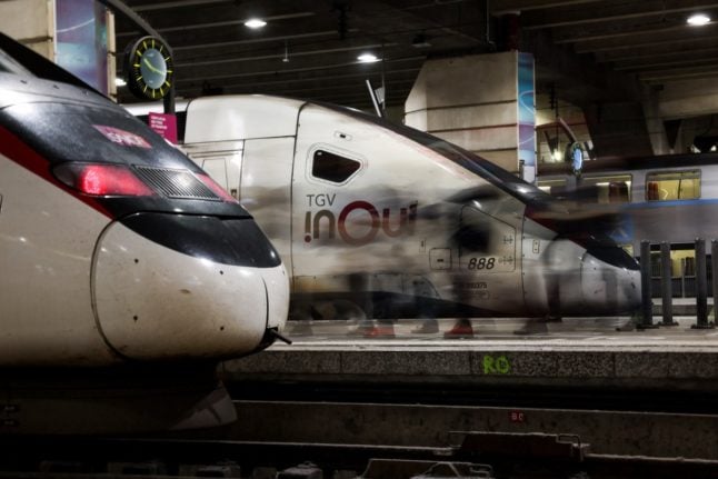 Which services are affected by arson attacks on France's train network?