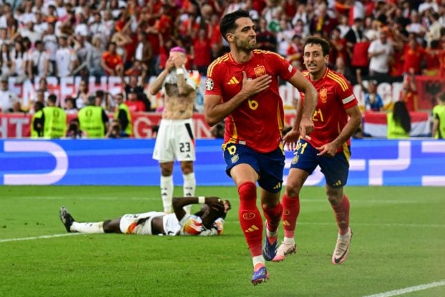 Last minute extra-time goal sends Spain past Germany into Euro semis