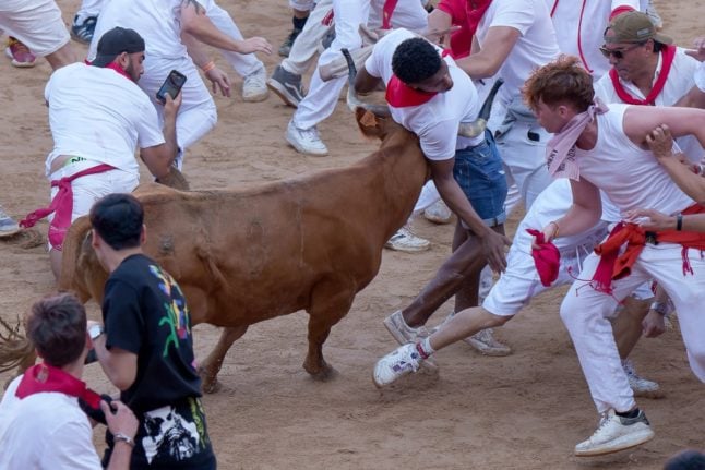 Six hurt in Spanish bull running