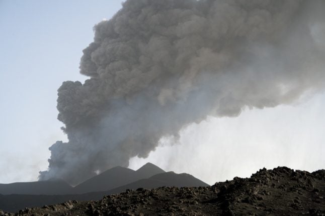 Sicily's Mount Etna volcano erupts on July 7th 2024