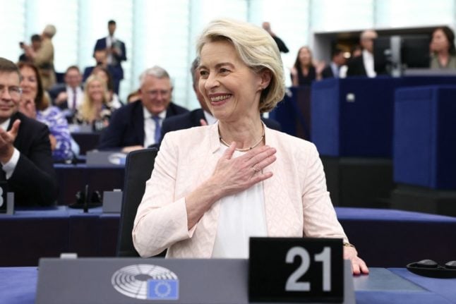 EU chief von der Leyen wins second term