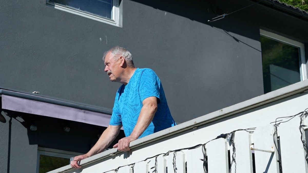 Olav Arne Merok, a pensioner who has spent his whole life in Geiranger village, Norway