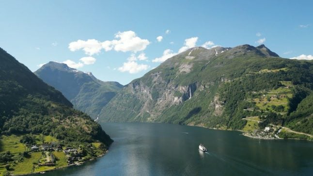 Pictured is the Geirangerfjord
