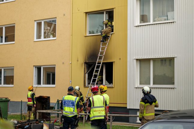 Seven people taken to hospital after bike battery explosion in Malmö apartment