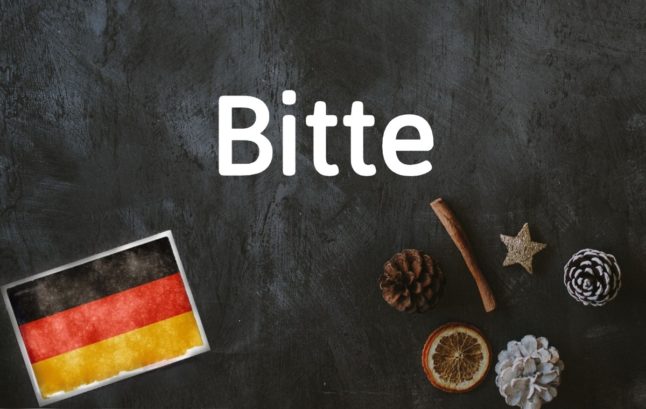 German word of the day: Bitte
