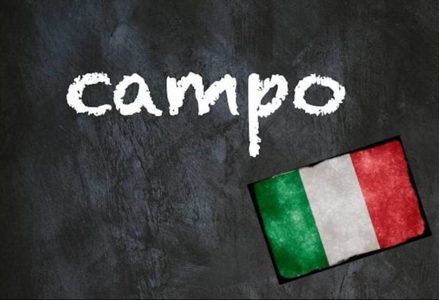 Italian word of the day: ‘Campo’