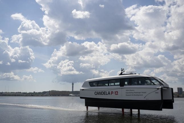 'Feels like the future': Stockholm tests electric 'flying' ferry