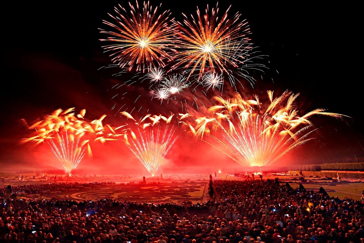 Fireworks competition in Hannover