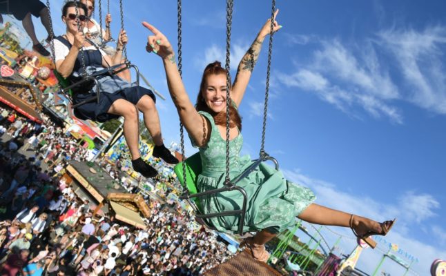 chair carousel at Oktoberfest