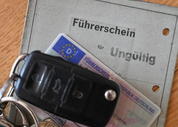 Which US states have driver's licence exchange agreements with Germany?