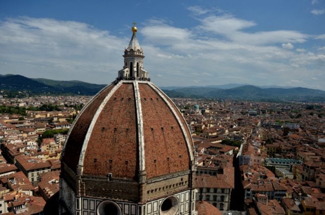 The dome of Florence's Cattedrale di Santa Maria del Fiore pictured in 2013