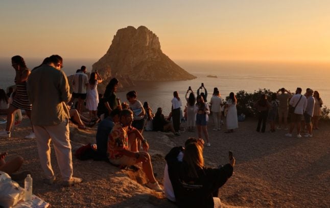 Ibiza's favourite sunset spot drowning in selfies, DJs and rubbish