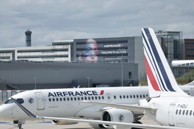 This photo shows Air France aircraft at the Charles-de-Gaulle airport in Roissy-en-France, north of Paris