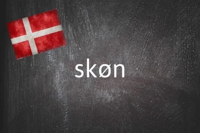 Danish word of the day: Skøn