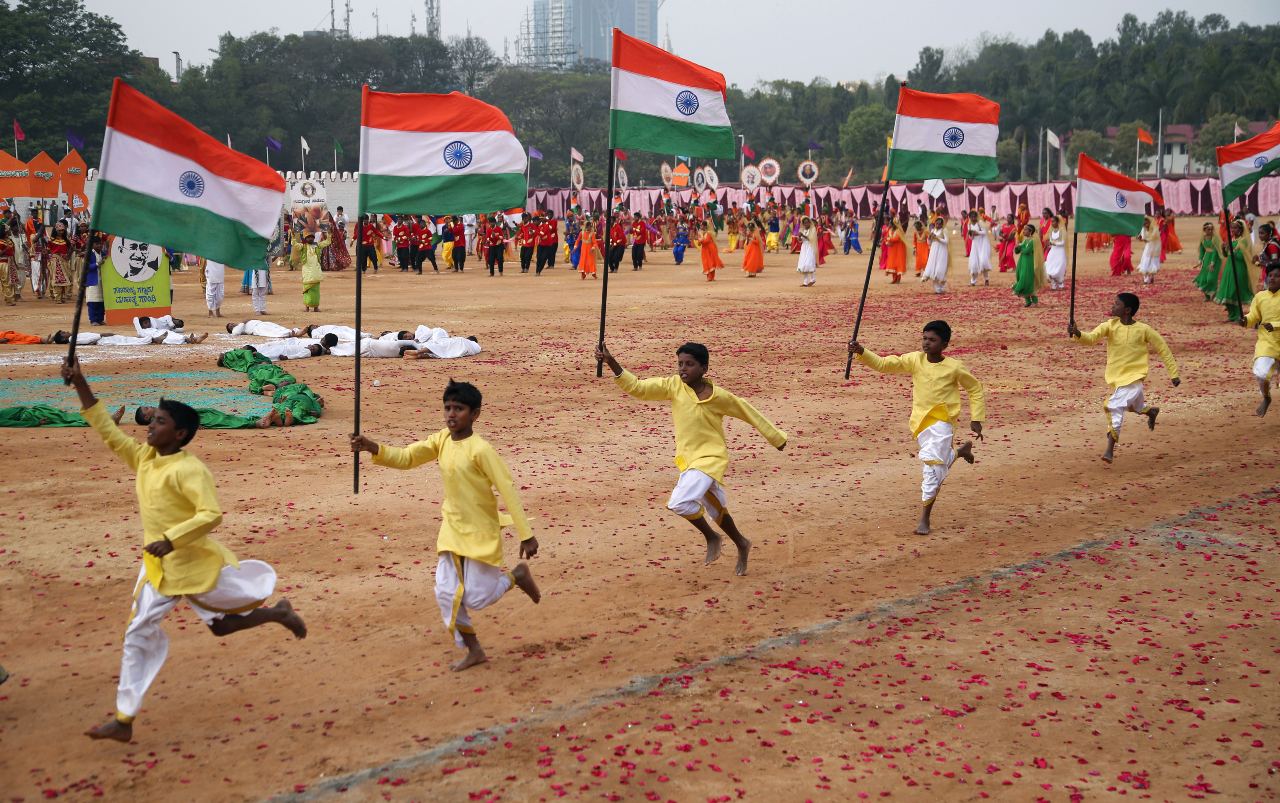 Founding of India ceremony Bangalore