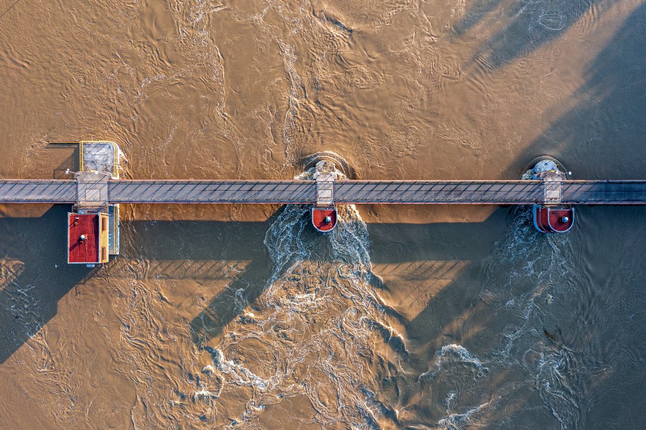 Flooding in Bresgau Poland