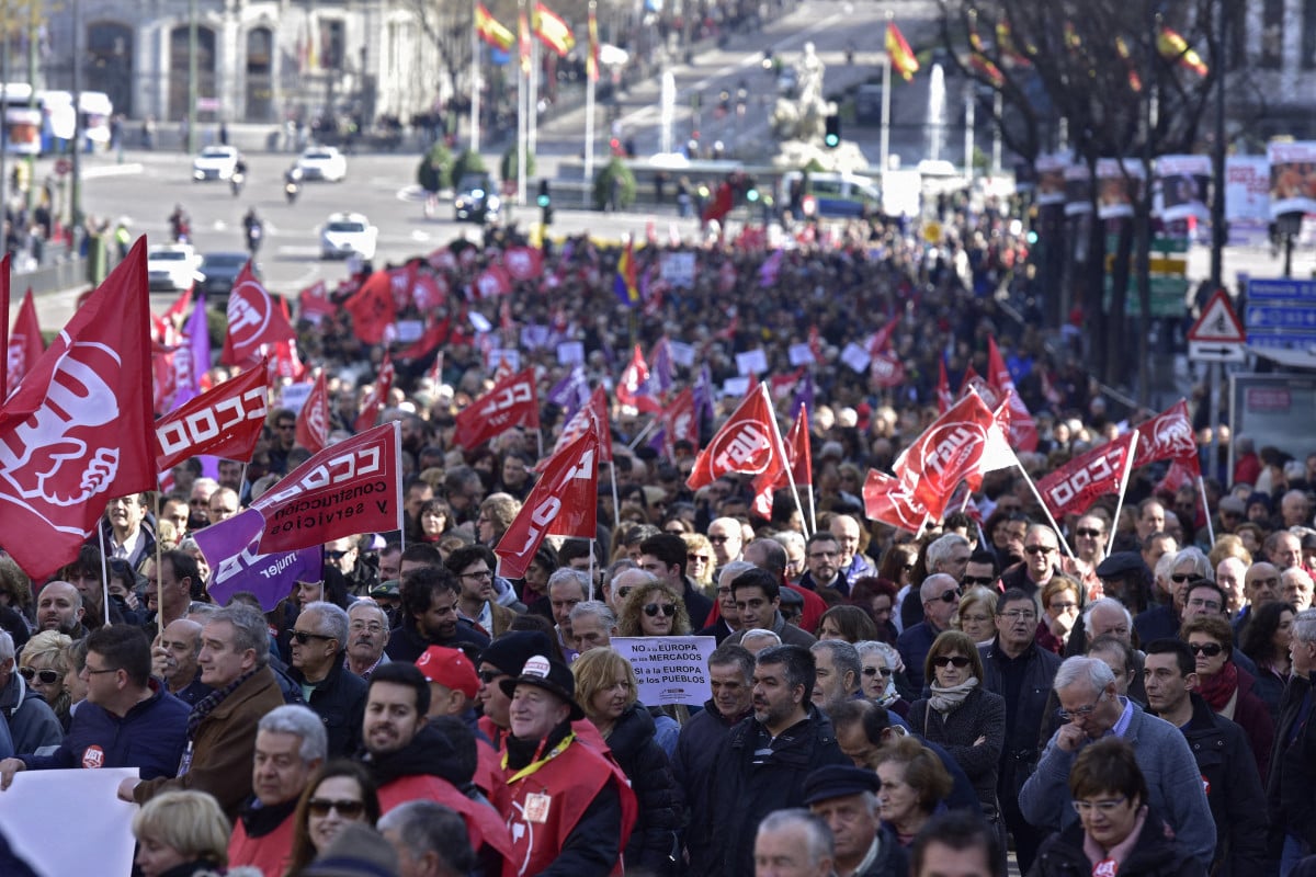 Thousands protest across Spain for shorter working hours