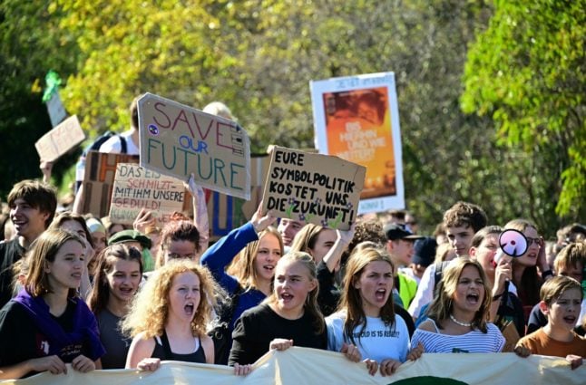 Tens of thousands rally for climate action in Germany