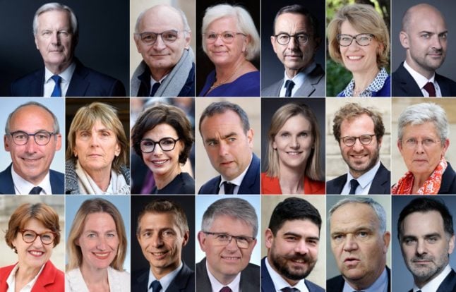 Right-wingers, writers and stunt riders: Who's who in France's new government