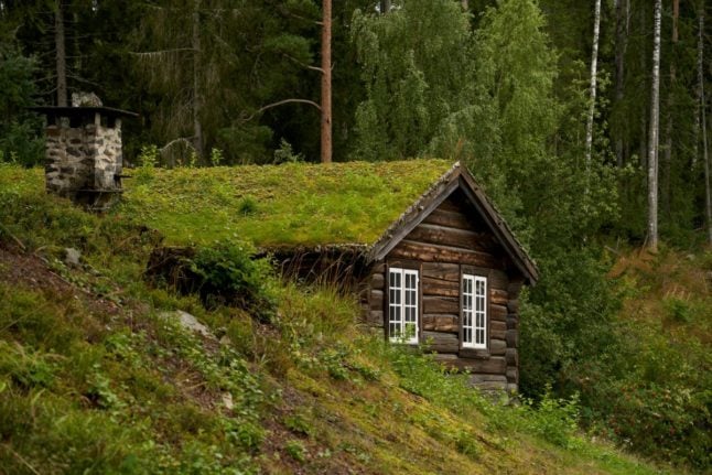 Pictured is a cabin in Norway.