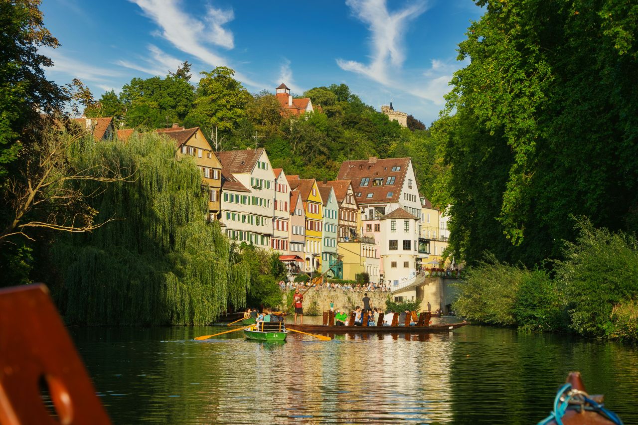 Tübingen river Neckar