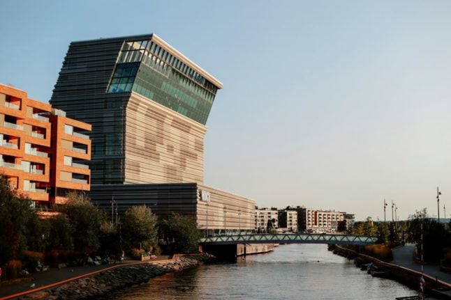 Pictured is a view of the Munch Museum