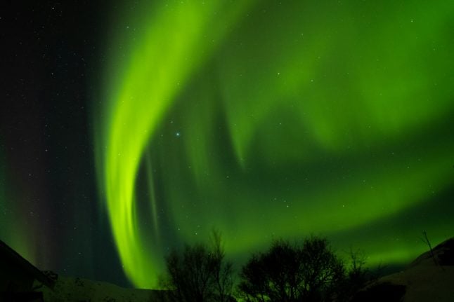 Pictured are the Northern Lights in Norway.