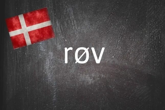 Danish word of the day: Røv