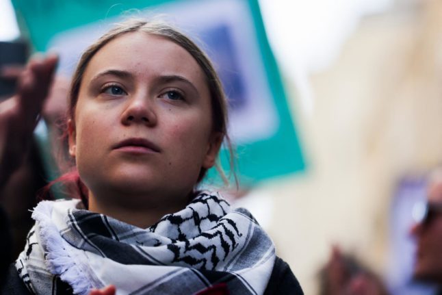 Swedish activist Greta Thunberg arrested at student protest in Copenhagen