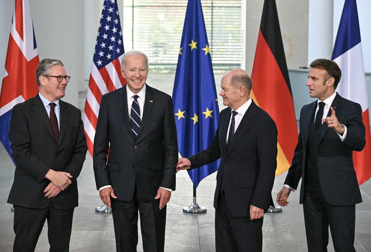 Biden meets Scholz in Berlin, receives highest German state honour