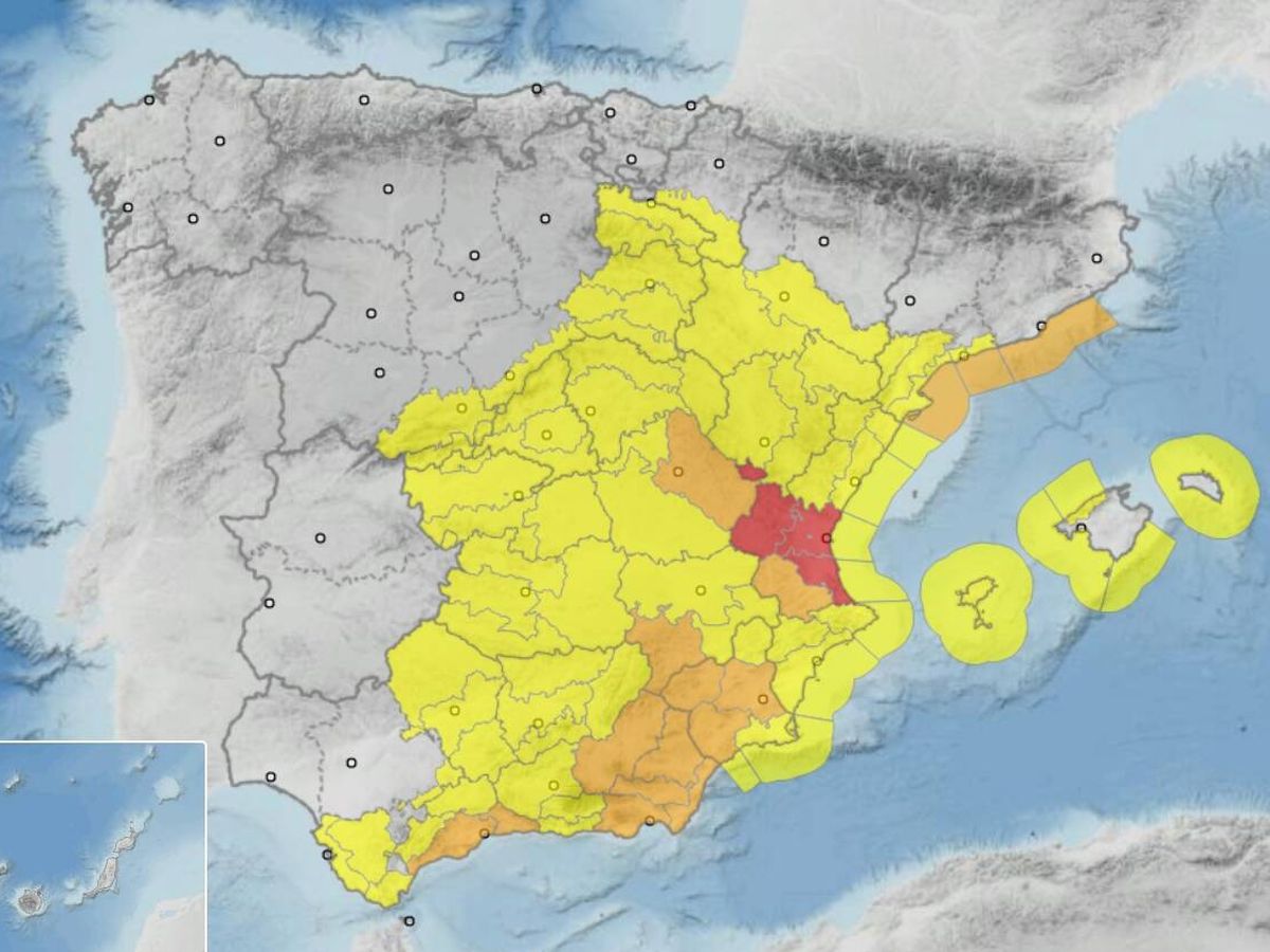 What do Spain's yellow, orange and red weather alerts mean?