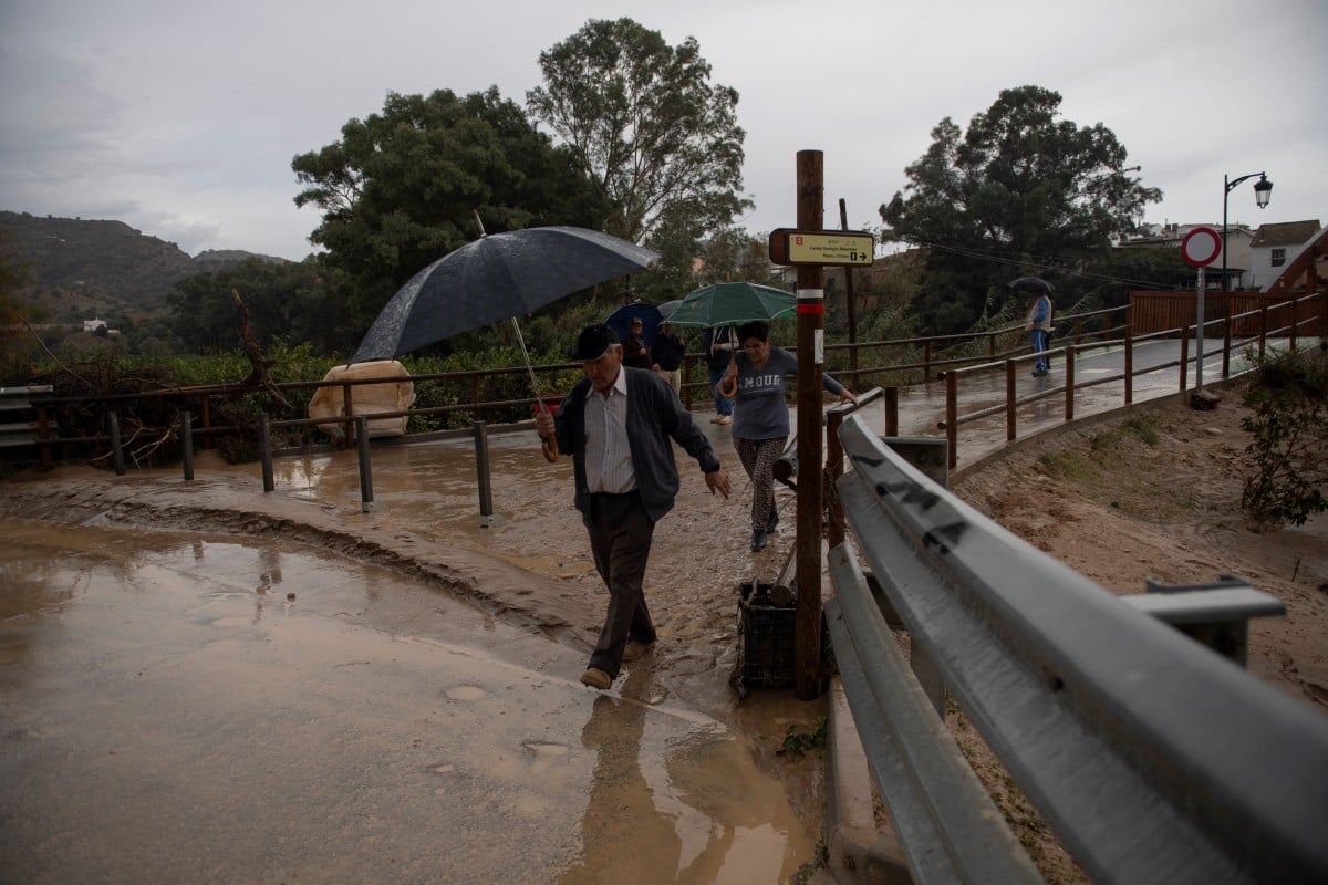 Flood-hit Spain drenched by wettest October on record