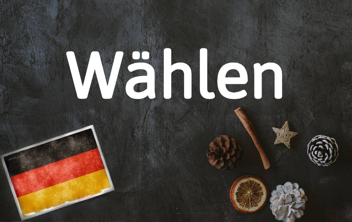 German word of the day: Wählen